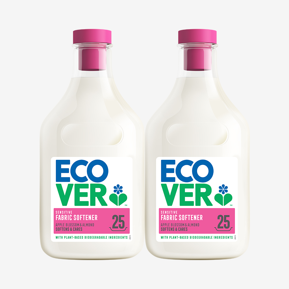 [에코버] 저자극 섬유유연제 사과꽃&아몬드 750ml 2개