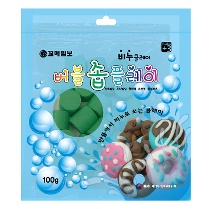버블솝플레이/무향/그린/100g
