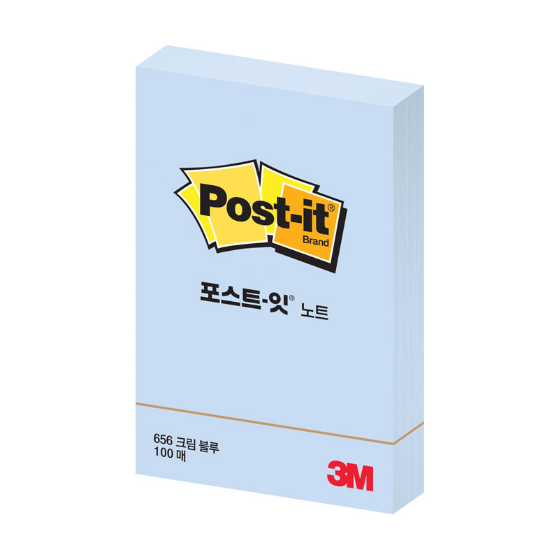 포스트잇/일반노트/656/크림블루