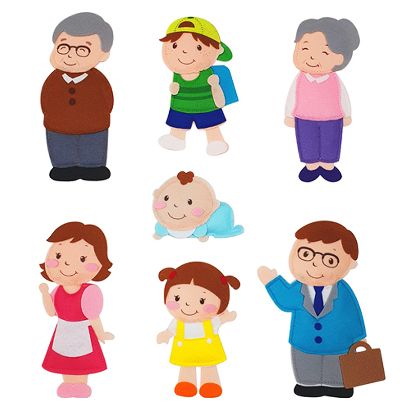 교육자료모형/가족/7종