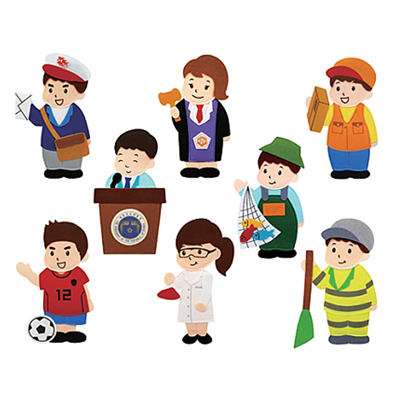 교육자료모형/직업2/8종
