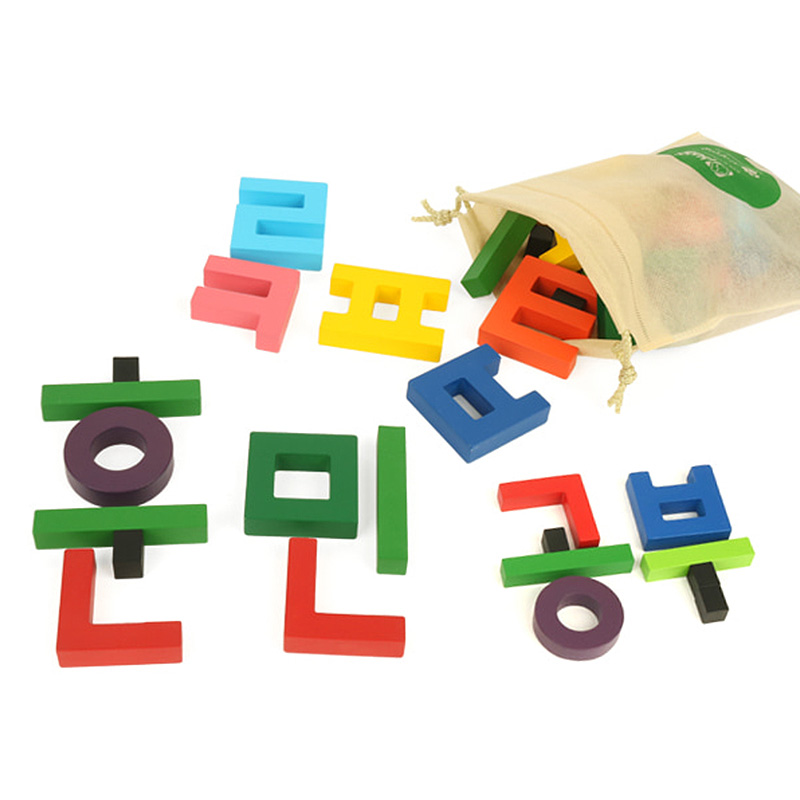 한글블럭/훈민칼라/35pcs/WD