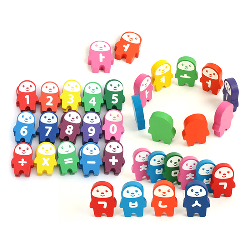 한글&숫자도미노/102pcs/WD