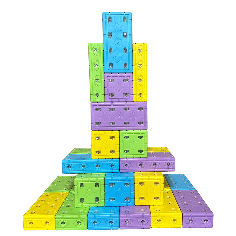 소프트회전자석블럭/혼합/48pcs