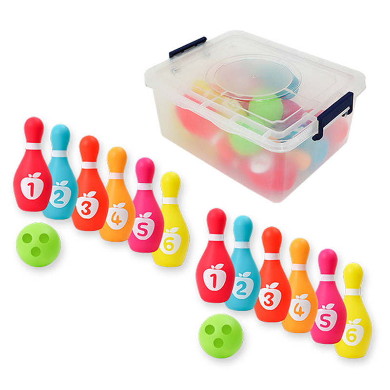 말랑말랑볼링놀이/14pcs/정리함포함/LP3019A
