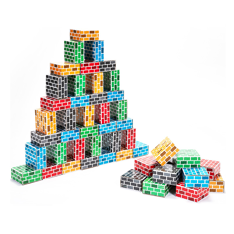 종이벽돌블럭/작은정사각/50pcs/PD1823H