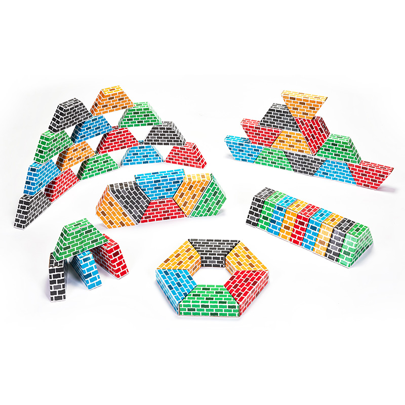 종이벽돌블럭/사다리꼴/50pcs/PD1823J