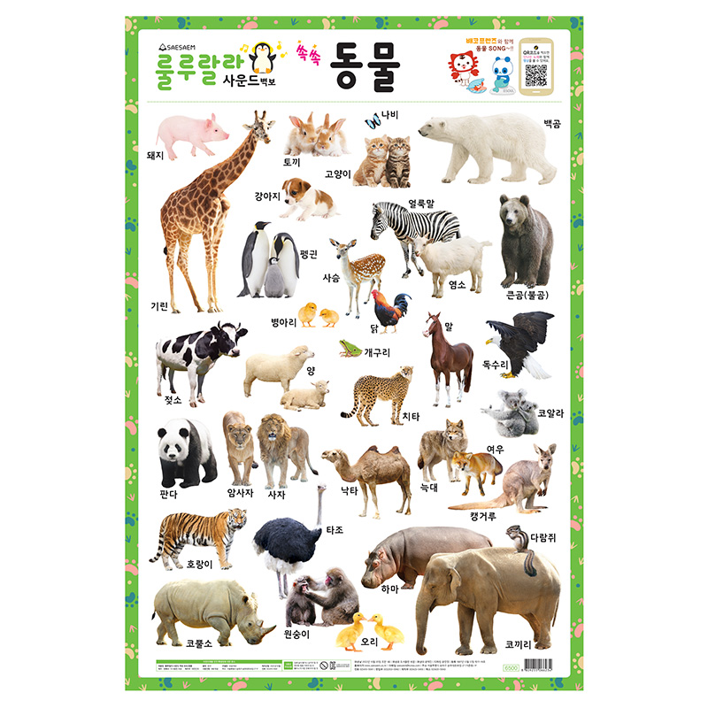 족자/룰루랄라사운드/쏙쏙동물