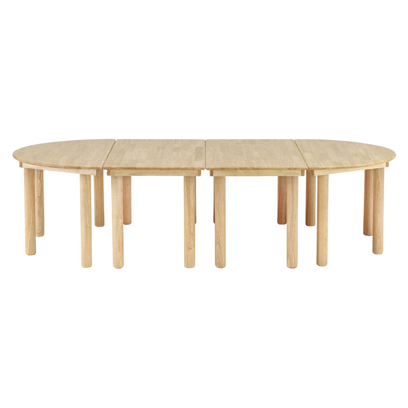 고무나무책상/H53cm/4개1세트