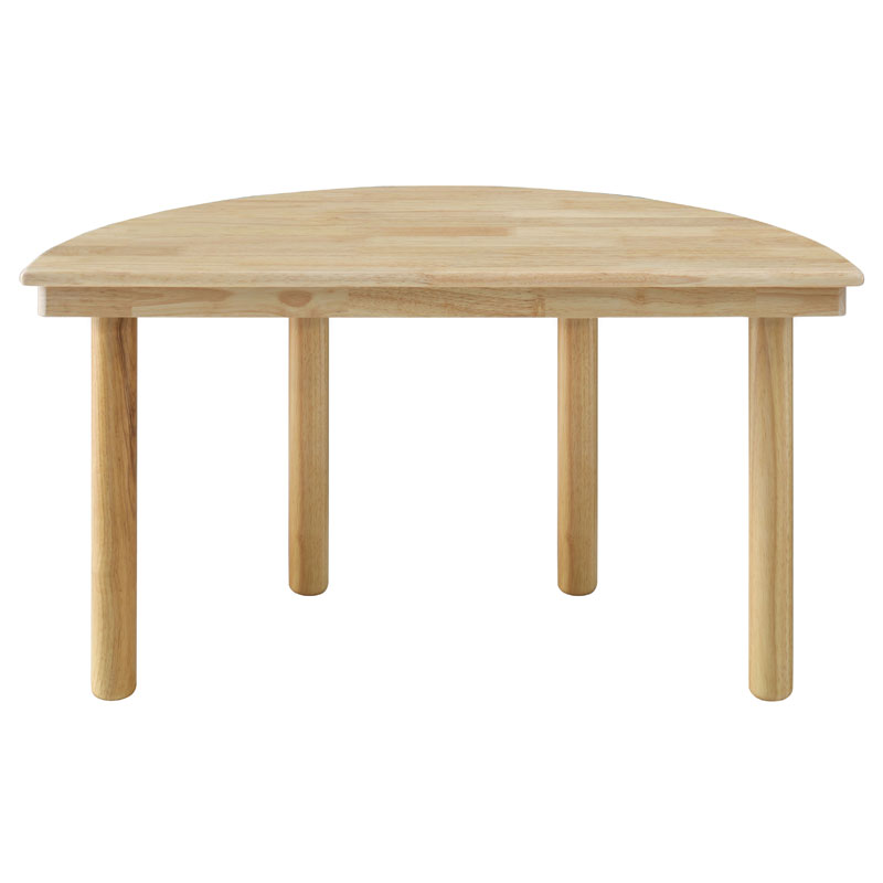 고무나무책상/H53cm/반원/1쪽