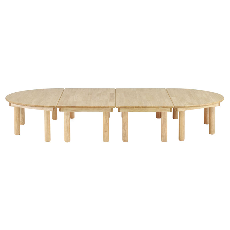 고무나무책상/H28cm/4개1세트