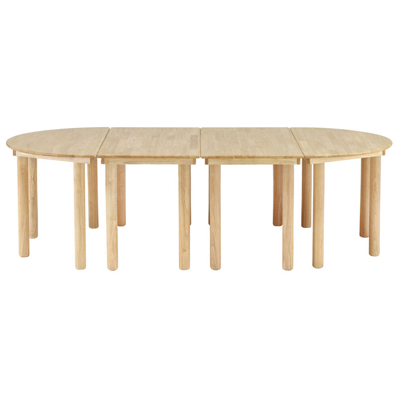 고무나무책상/H65cm/4개1세트
