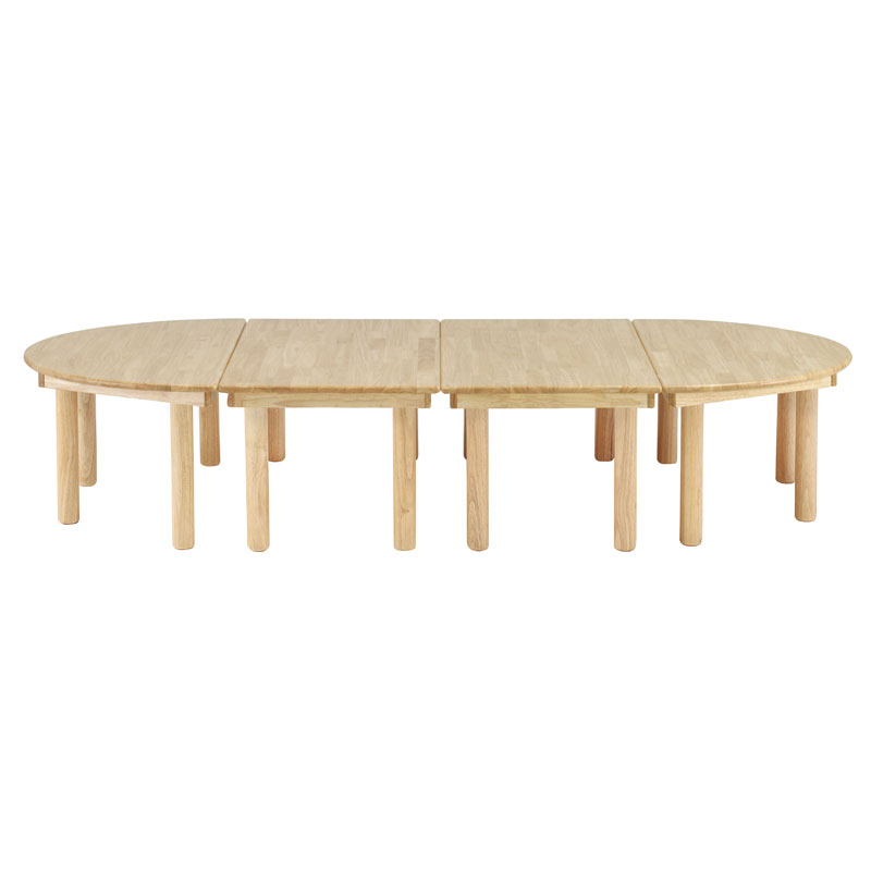 고무나무책상/대/H35cm/4개1세트