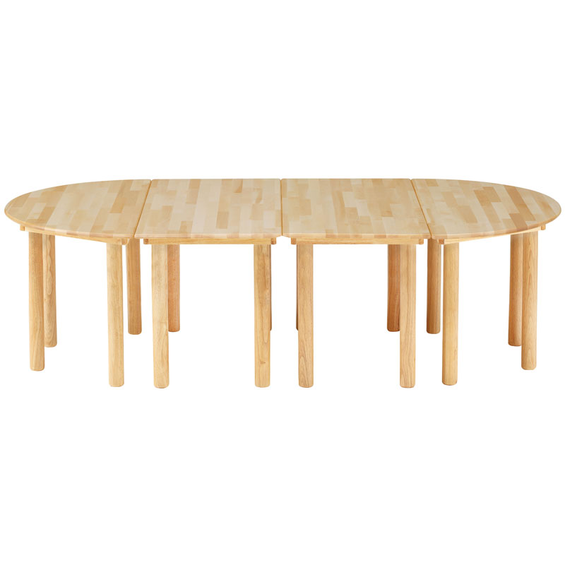 자작나무책상/H65cm/4개1세트