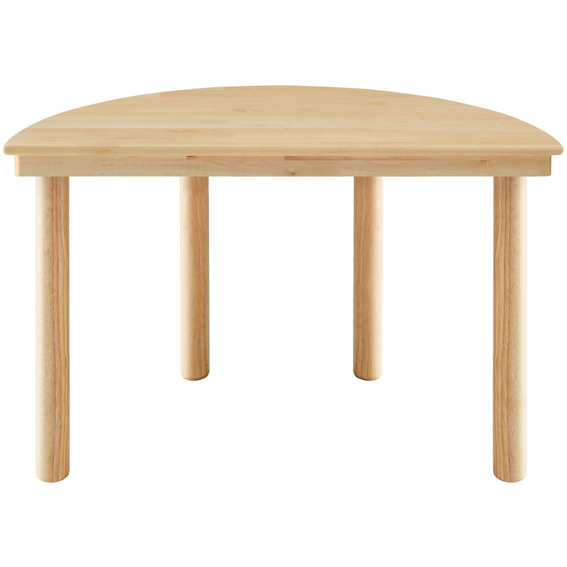 자작나무책상/H65cm/반원/1쪽
