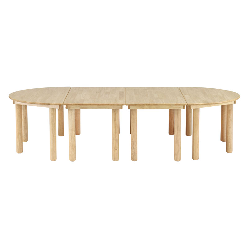 고무나무책상/H50cm/4개1세트