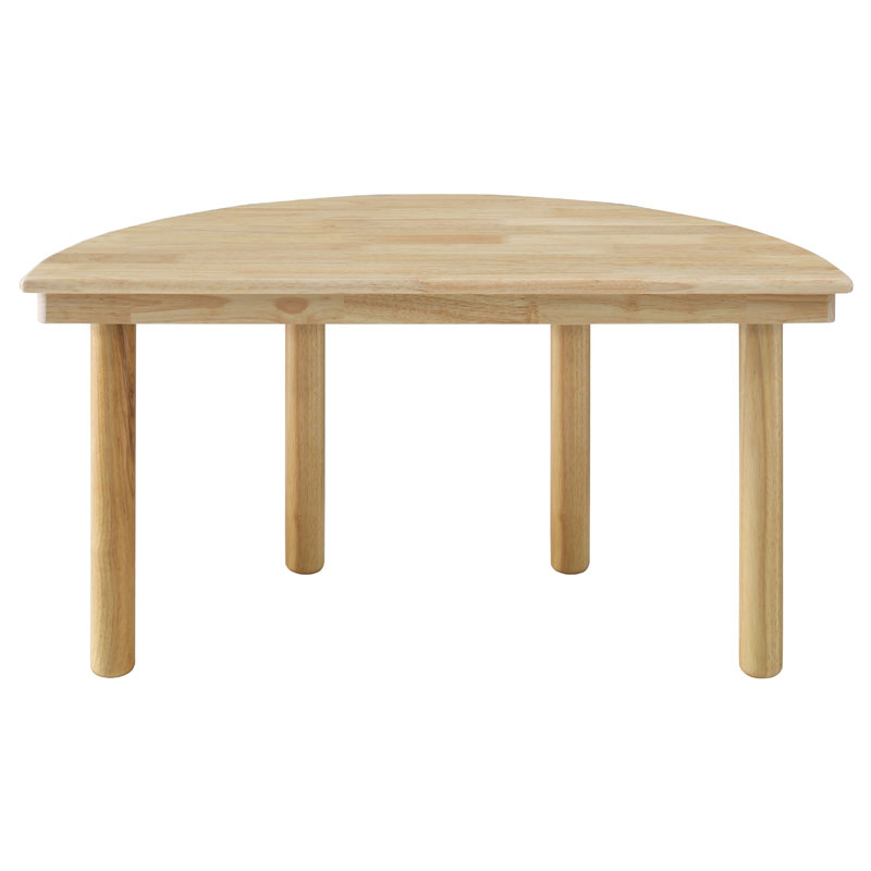 고무나무책상/H50cm/반원/1쪽