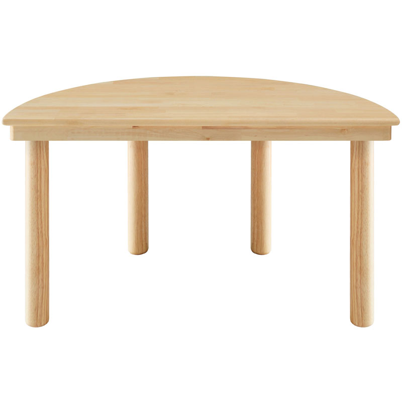 자작나무책상/H50cm/반원/1쪽