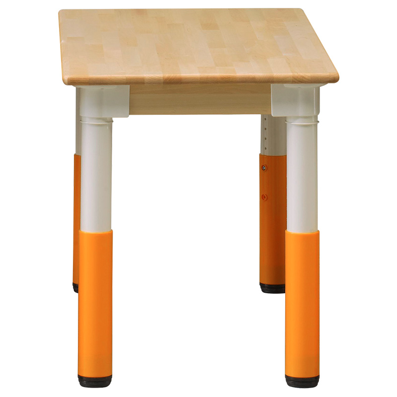 자작나무책상/높이조절식/60*120*H46-58cm/주황/사각