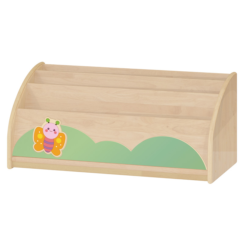 고무나무책꽂이/영아용/H35cm/나비/구름