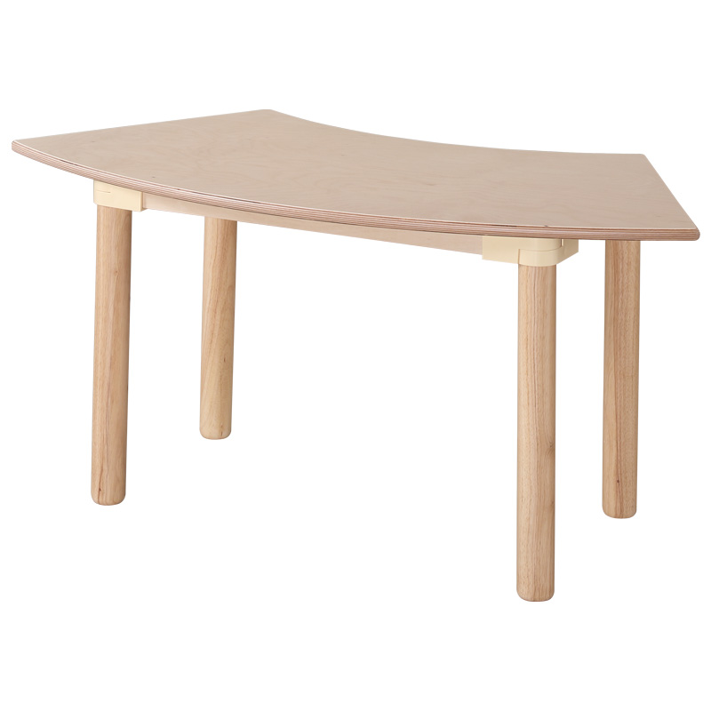 자작합판곡선책상/초등고용/입식/H66.3cm