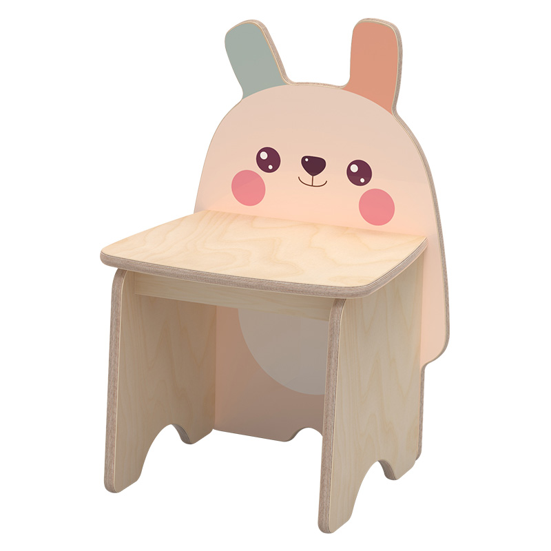 자작합판소꿉놀이/화장대/의자/토끼