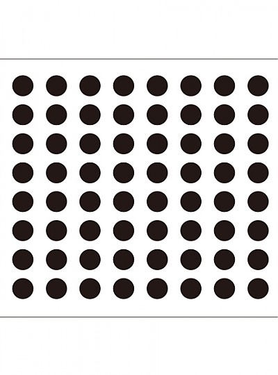밀착벨크로도트16/원형/1.2cm/검정