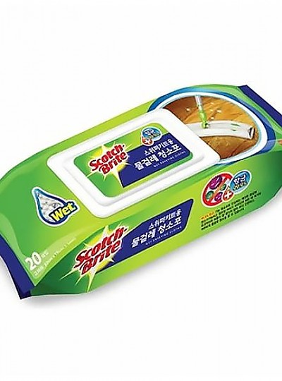 3M 물걸레 청소포 리필 (대형)(20매)fff