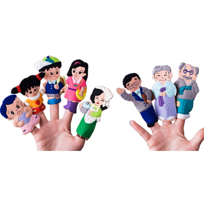 토독 손가락인형 가족이야기(한복할머니)