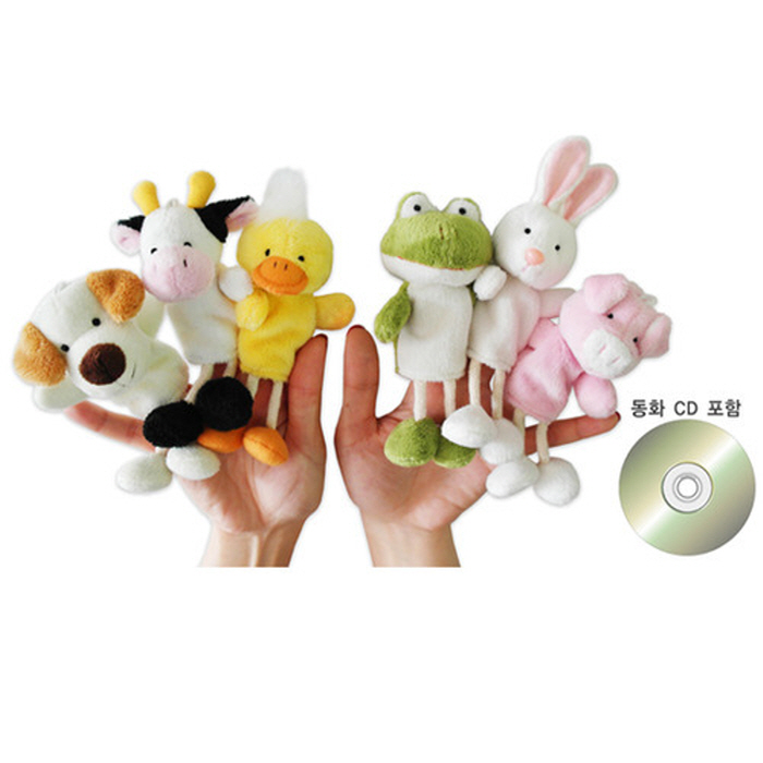 손가락인형 가축동물 이야기6종(동화CD증정)