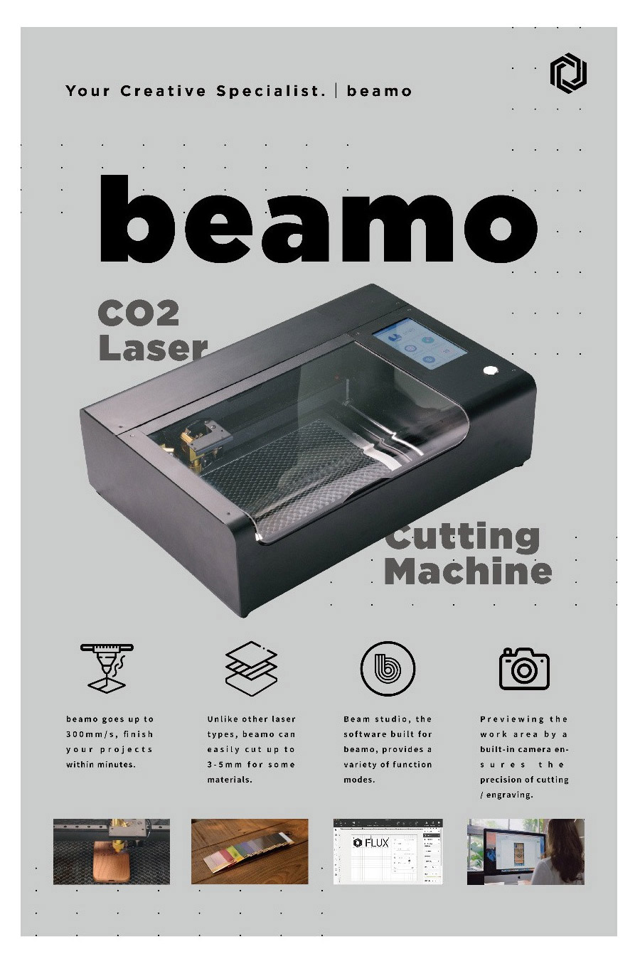 비모 레이저 Beamo 빔에어 소형 30W CO2 커터 각인기_상세2.jpg