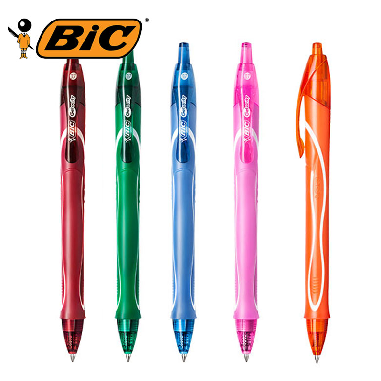 BIC 빅 젤로시티 풀그립 중성펜 볼펜 0.7mm (10개)